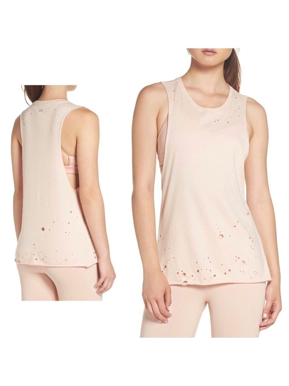 ALO Distressed Tank Top